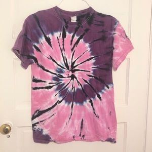 Pink + Purple Tie Dye T-shirt